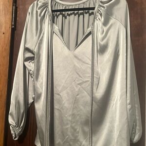 Elegant Sage Green Blouse